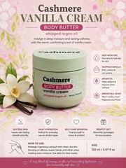 Cashmere Dreams Collection Hydrating Argan Oil Body Butter 4pc Set 150 mL