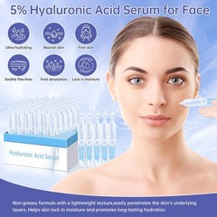 30 Pcs 5% Hyaluronic Acid Serum UltraHydrating Vials, Hyaluronic Acid Tubes, …