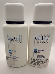 Obagi Nu-Derm Foaming Gel 6.7 oz & Toner 6.7 oz. Skin Care System