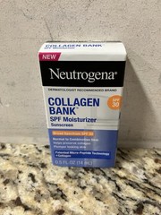 Neutrogena Collagen Bank Daily Face Moisturizer with SPF 30 0.5 fl. oz Exp 11/26