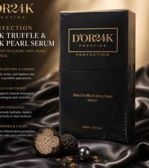 D&rsquo;OR24K Prestige Perfection Black Truffle & Black Pearl Serum 40ml 1.35oz NEW