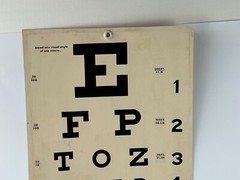 Snellen Eye Chart, Eye Charts for Eye Exams 20 Feet 22×11 Inches, Low Vision