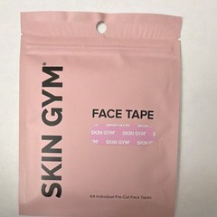 SKIN GYM Face Tape 64 Pre-Cut Individual Tapes Cotton/Spandex for Wrinkles