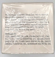 DERSIE Whipped Tallow Balm Moisturizer for Sensitive Skin, Blue Cypress 60g