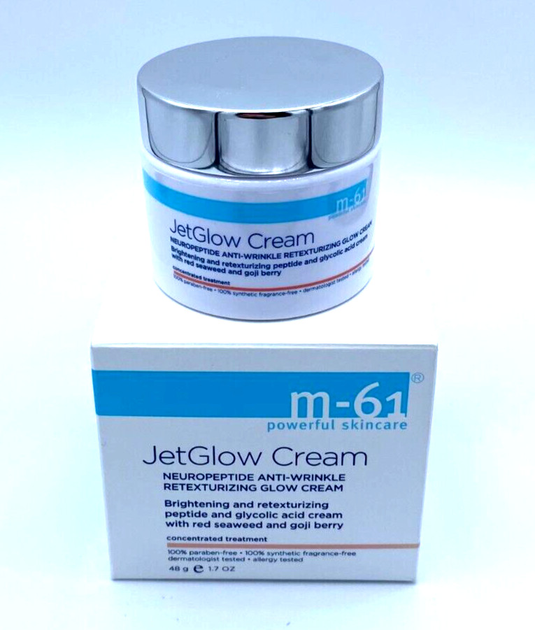 M-61 Powerful Skincare Jetglow Cream Neuropeptide Anti Wrinkle ~ 48 g / 1.7 oz
