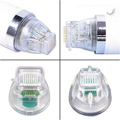 4x Replacement 10/25/64/nano Pins Fractional Cartridge Tips for RF Skin Machine