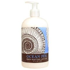 Greenwich Bay Trading Co. Shea Butter Lotion, 16 Ounce, Ocean Pur