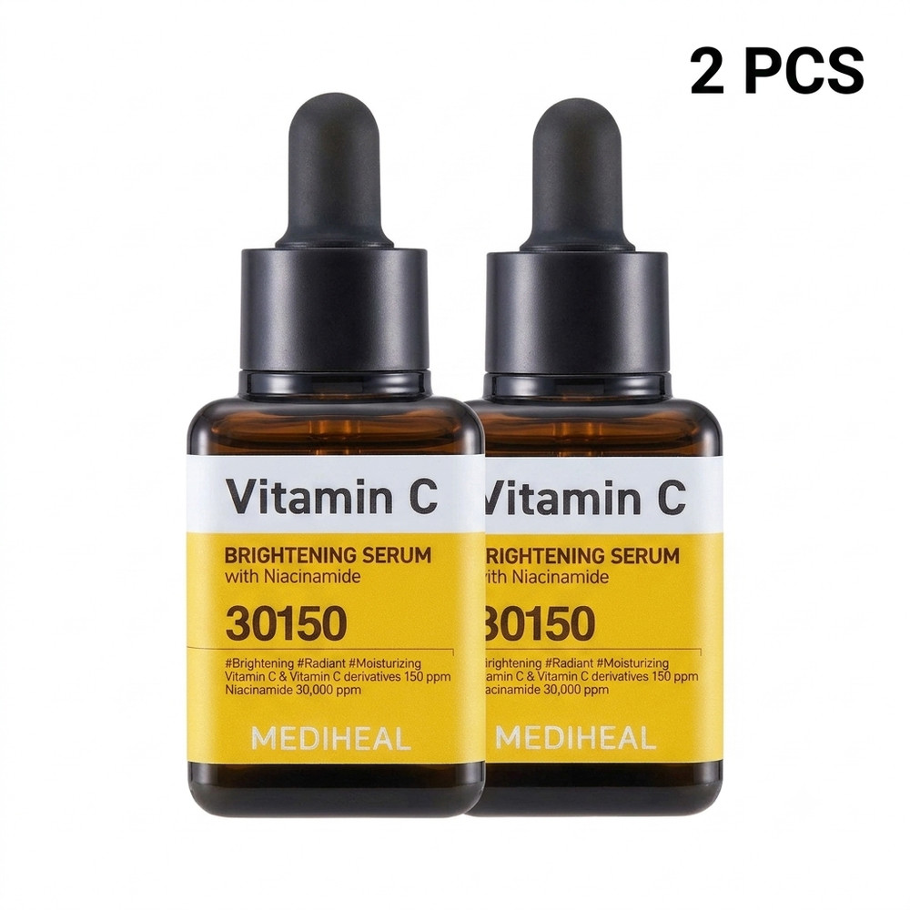[2-Pack] MEDIHEAL Vitamin C Brightening Serum 40ml K-Beauty Glowing Skin
