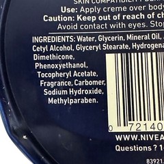 NIVEA Men Creme Multipurpose Cream Face Hand Body Lotion 5.3 oz Tin Germany