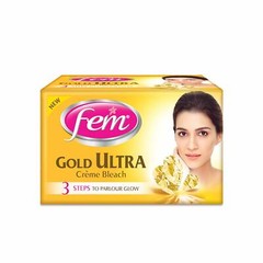 Dabur Fem Creme Bleach GOLD Ultra Fairness Cream -10Gm /30Gm for Female Face-
