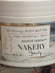 SEALED NAKERY BEAUTY Skin Toning Body Butter Seaside Serenity 7.9 oz READ