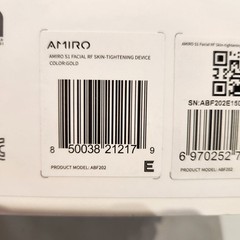 AMIRO S1 Facial RF Skin Tightening Anti-Aging Skin Smoothing Device ABF202 NEW