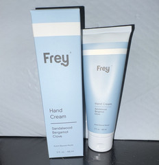 Frey Hand Cream Moisturizer Sandalwood Bergamot Clove Scent 3 fl oz