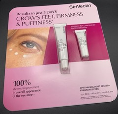 StriVectin Intensive Eye Concentrate for Wrinkles Plus Crows Feet 1 Oz & .25 Oz