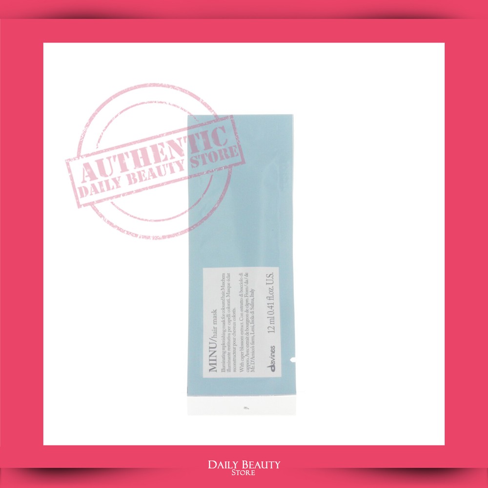 Davines MINU Hair Mask 12ml 0.41oz X 3 PACK