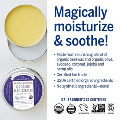 Dr Bronner&rsquo;s Organic Magic Balm Usda Organic Fair Trade Multiuse Skin Relief