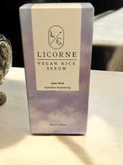 Licorne Vegan Rice Serum 1.52 Oz Hydration Brightening