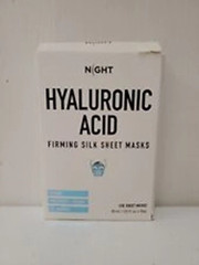 Night Skincare Hyaluronic Acid Anti-Aging Silk Sheet Masks Hydrate & Plump 10