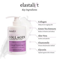 Elastalift Collagen Serum For Face + 2 Piece Set, Cream +