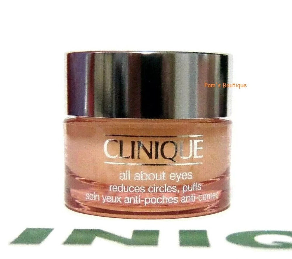 CLINIQUE All About Eyes FULL SIZE Jar (.5oz/15mL) NWOB $42+