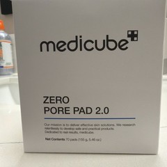 Medicube Zero Pore Pads 2.0 70 count