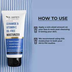 Dr. Sheth’s Ceramide & Vitamin C Oil Free Moisturizer For All Skin Types 50gm