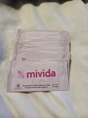 Mivida 9 Count Individually Wrapped (Pack of 9) pink,white