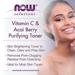 NOW FOODS Vitamin C & Acai Berry Purifying Toner 8 fl oz