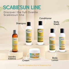 Fast-Absorbing Scabiesun Cream – 2 Oz Jar, Natural Itch Relief with Tea Tree Oil
