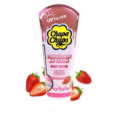 Chupa Chups Body Lotion BB 2in1 STRAWBERRY CREAM White Gluta Q10 Hya EXP 10/2025