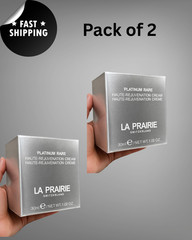 Pack of 2 La Prairie Platinum Rare Haute-Rejuvenation Cream – 30ml / 1oz Sealed