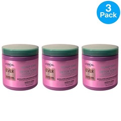 L’Oreal EverPure Scalp Care Detox Scrub 8oz 3 Pack New