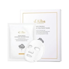 [US Seller] d&rsquo;Alba White Truffle Nourishing Treatment Beauty Mask 5 Sheet