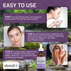 Elastalift Collagen Serum For Face + 2 Piece Set, Cream +