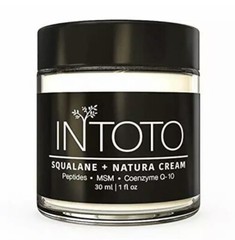 INTOTO Skincare SQUALANE + NATURA CREAM | For Face, Eyes & Neck | Peptides