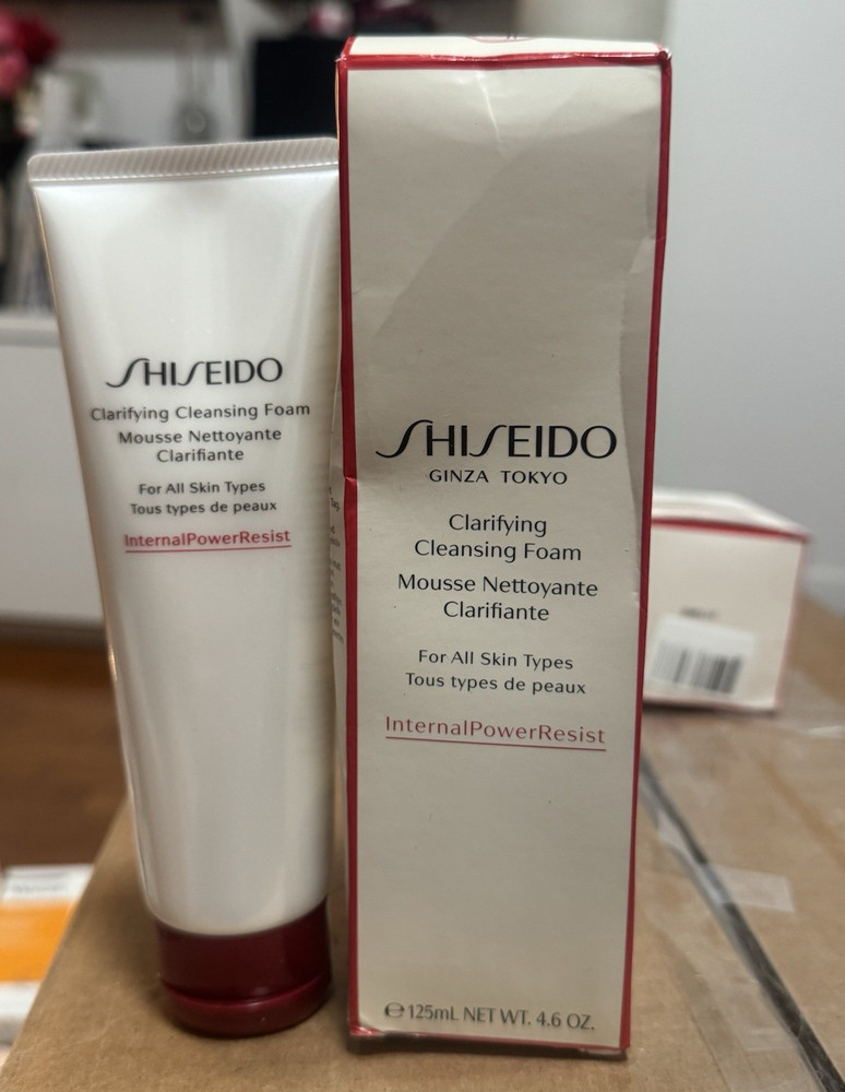 Shiseido InternalPowerResist Clarifying Cleansing Foam Face Cleanser 4.6 oz