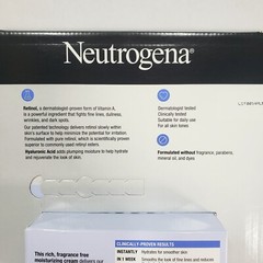 2 Pack Neutrogena Rapid Wrinkle Repair Regenerating Cream Fragrance Free 1.7oz
