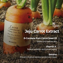 SKINFOOD Carrot Carotene Daily Sheet Mask, 30 Count (Pack of 1),