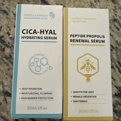 2 pack Peptide Propolis Renewal Serum & Cica-Hyal Hydrating Serum – 30ml Bottles