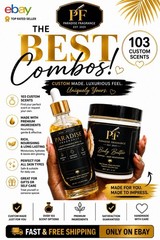 Custom Whipped Body Butter & Body Oil Set | 103 Scents | Handmade Moisturizer