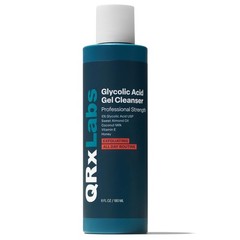 QRxLabs 5% Glycolic Acid Gel Cleanser – 6 Fl Oz (Pack of 1), clear