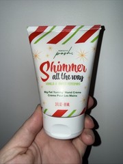 Perfectly Posh SHIMMER ALL THE WAY Hand Cream SEALED Peppermint Vanilla New