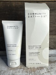 Community Sixty Six Retinol Resurfacing Night Cream 1.7oz Sealed | MSRP = $38