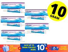 5 X ARTELAC Nightime Gel Eye Lube Prevents Dryness Moisturizing Protective 10g