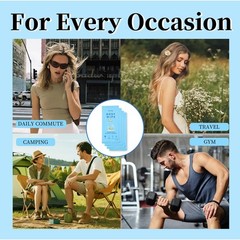 80 Pcs Large Body Wipes – Portable No Rinse Shower Wipes for Gym, Camping, Hikin
