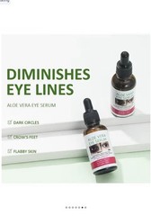 Mooyam Aloe Vera Eye Serum Anti-Aging Moisturizing Smoothing Brightening 1 oz