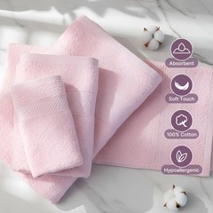 TEO HOMELINENS ASSOS Elegant Bathroom Decor Set: Includes Face Towels – Perfe…