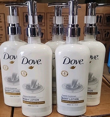 5 PACK Dove Body Care Lotion Pump Essential Nourishment Dry Skin 8oz 240ml