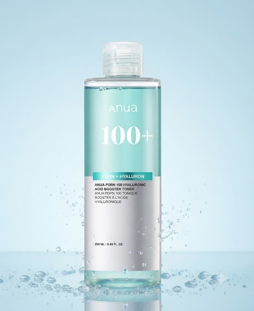 Anua PDRN 100 Hyaluronic Acid Booster Toner 250ml Hydrating K-Beauty