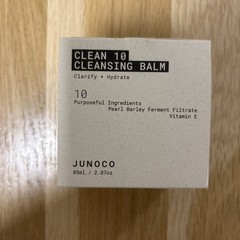 JUNOCO Clean 10 Cleansing Balm 2.87 oz Refill POD Purposeful Ingredients